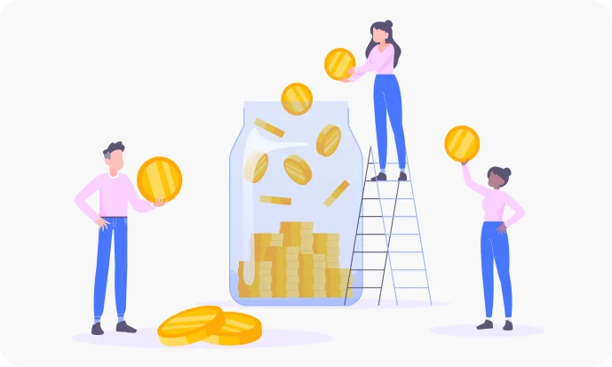 Reduce print costs illustration